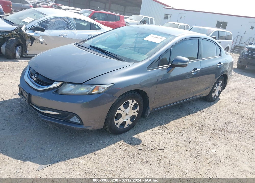 2013 HONDA CIVIC HYBRID VIN: 19XFB4F39DE000623