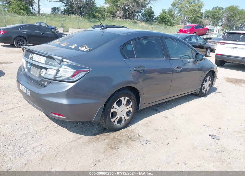 2013 HONDA CIVIC HYBRID VIN: 19XFB4F39DE000623