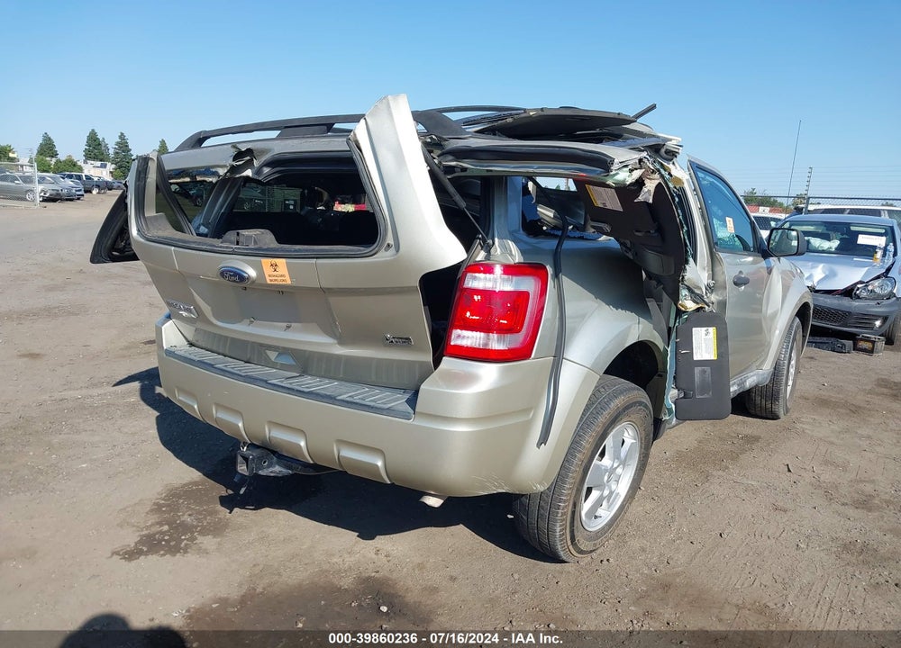 2011 FORD ESCAPE XLT VIN: 1FMCU0DG6BKC52122