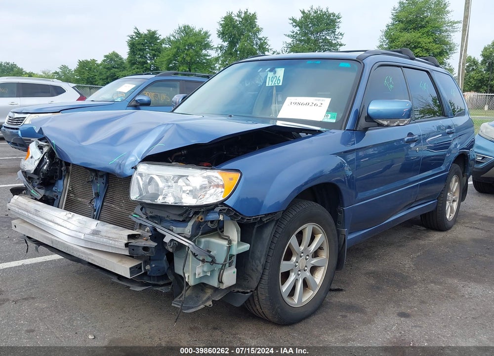 2007 SUBARU FORESTER 2.5X VIN: JF1SG65647H706989