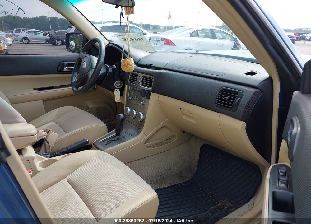 2007 SUBARU FORESTER 2.5X VIN: JF1SG65647H706989