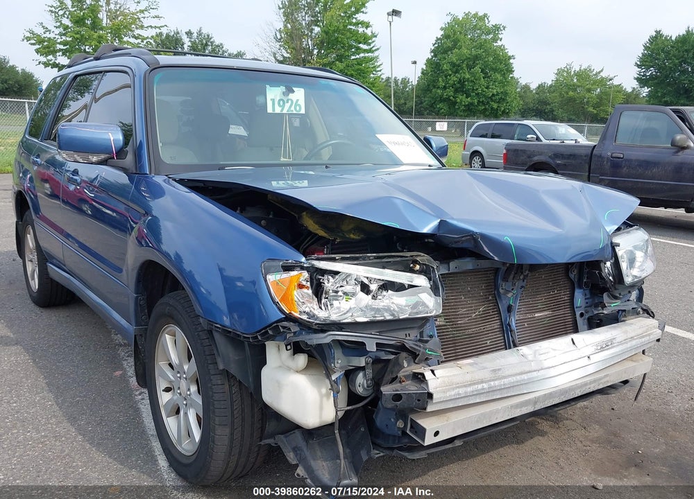 2007 SUBARU FORESTER 2.5X VIN: JF1SG65647H706989
