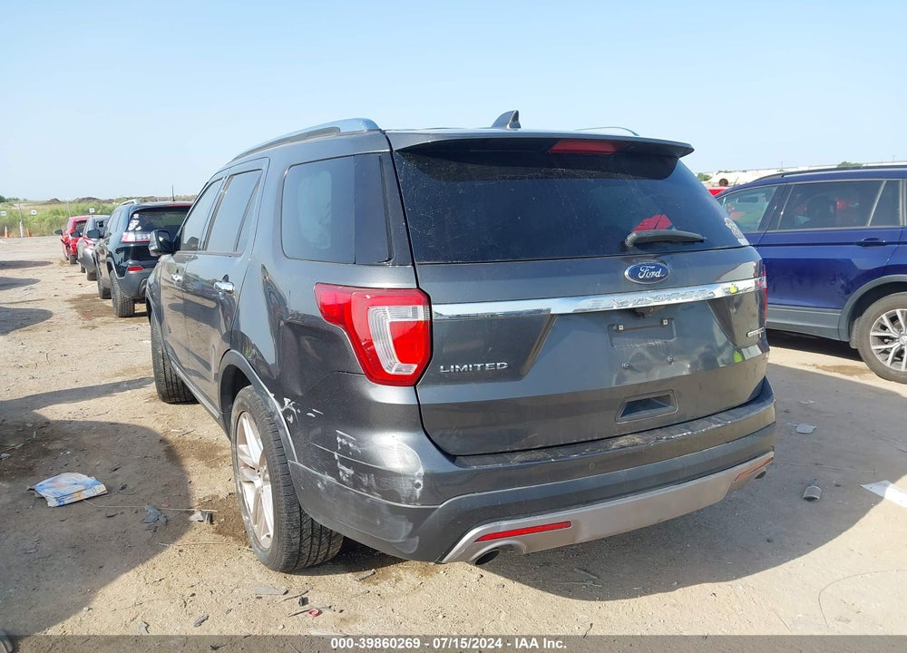 2016 FORD EXPLORER VIN: 1FM5K7F8XGGA51315