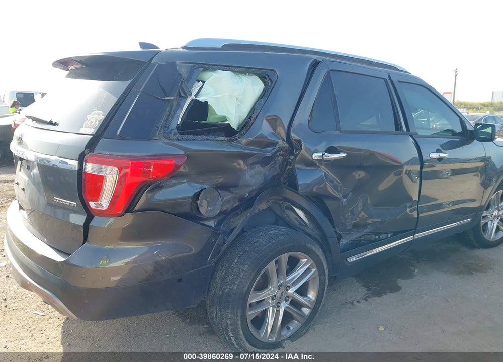 2016 FORD EXPLORER VIN: 1FM5K7F8XGGA51315