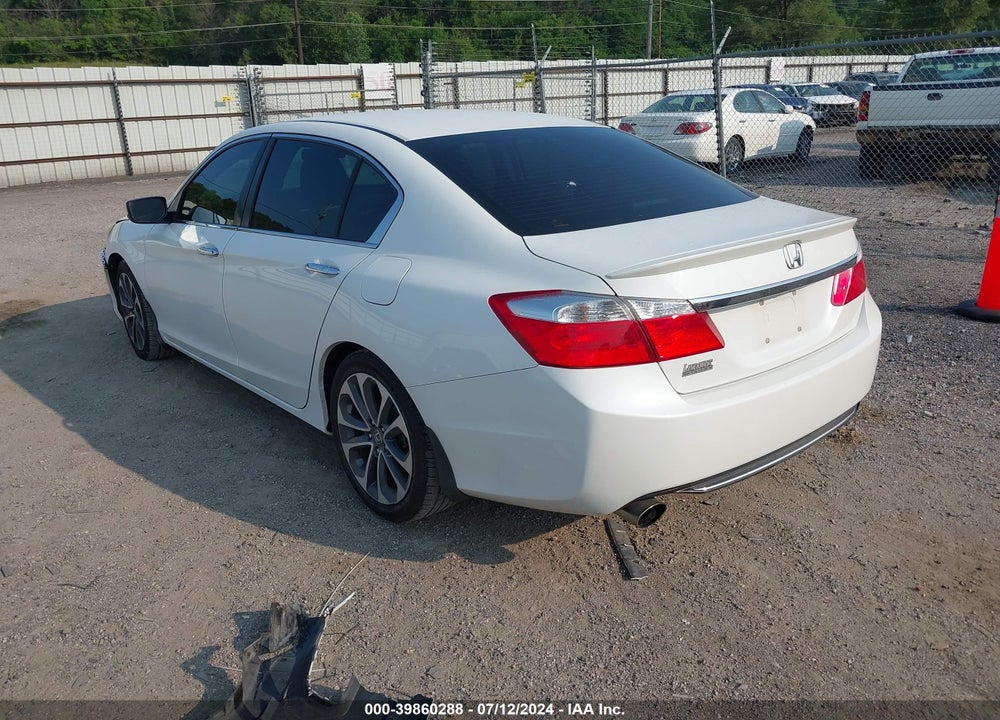 2015 HONDA ACCORD SPORT VIN: 1HGCR2F54FA129039