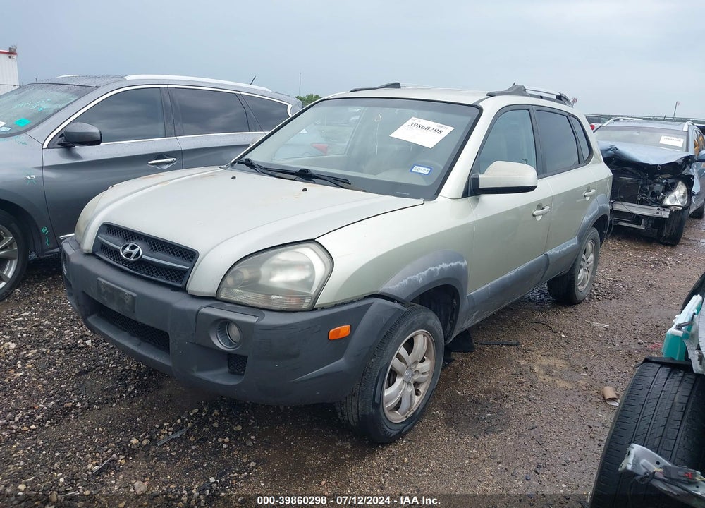 2008 HYUNDAI TUCSON LIMITED V6/SE VIN: KM8JN12D18U890665
