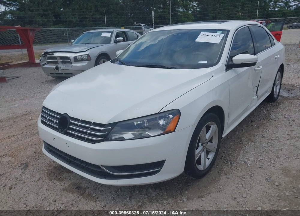 2013 VOLKSWAGEN PASSAT 2.0L TDI SE VIN: 1VWBN7A37DC030383