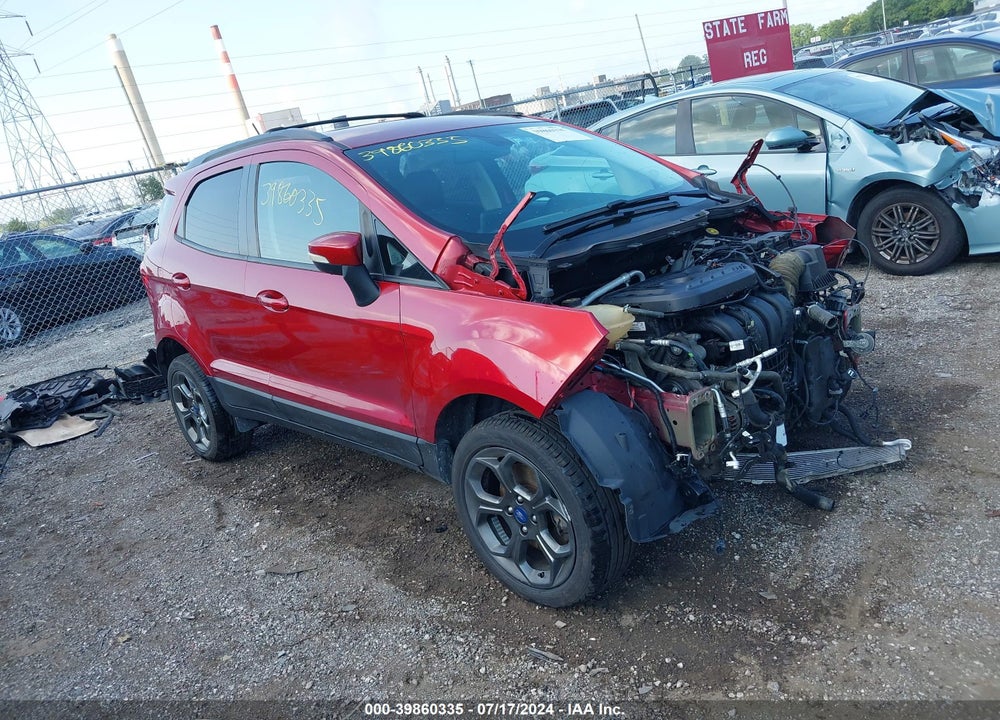 2018 FORD ECOSPORT SES VIN: MAJ6P1CL8JC191934