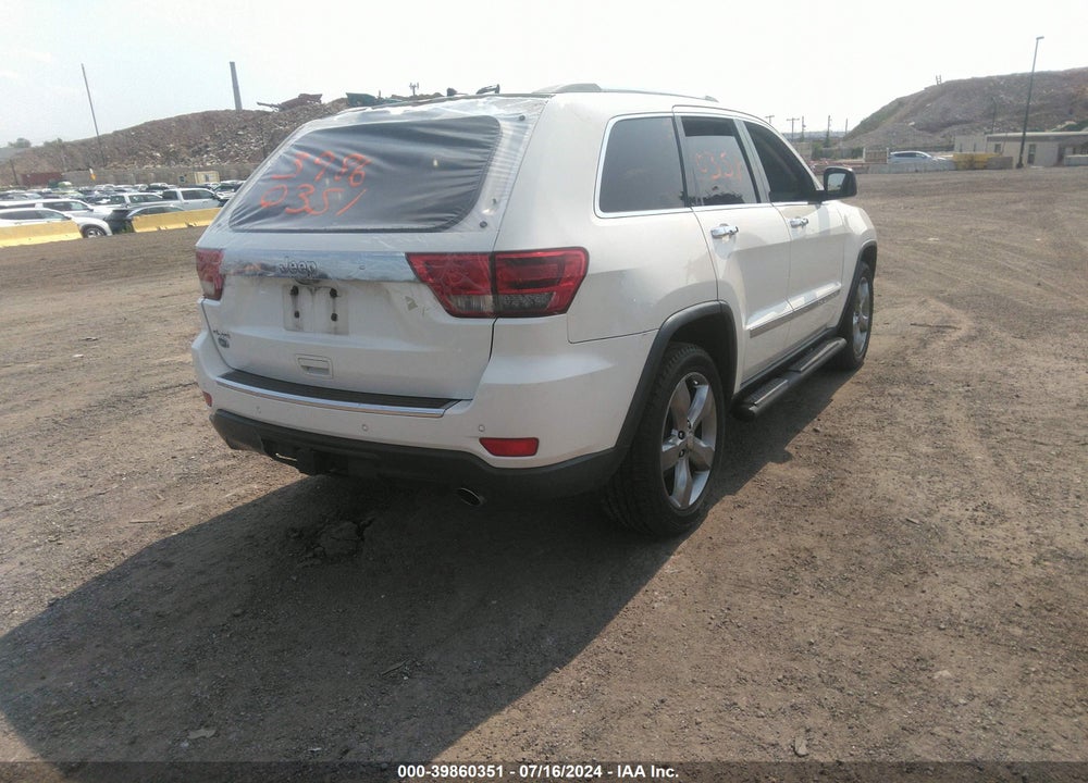 2011 JEEP GRAND CHEROKEE OVERLAND VIN: 1J4RR6GG6BC698340