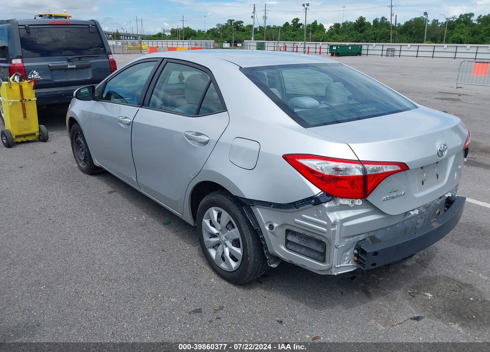 2014 TOYOTA COROLLA LE VIN: 5YFBURHEXEP063637