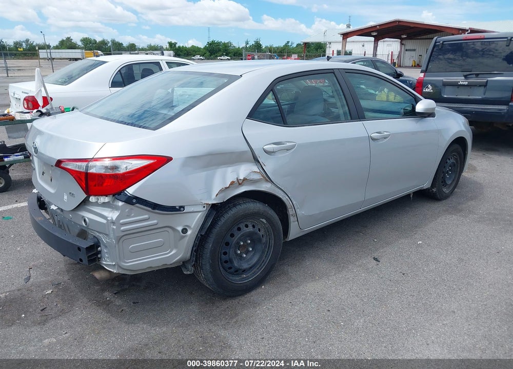 2014 TOYOTA COROLLA LE VIN: 5YFBURHEXEP063637