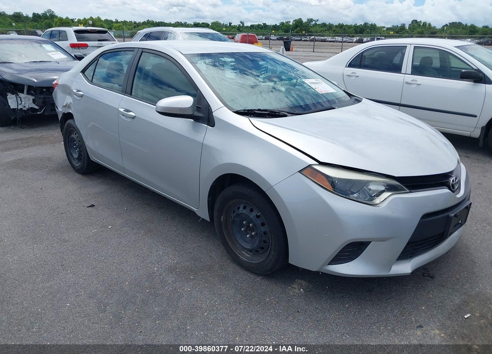2014 TOYOTA COROLLA LE VIN: 5YFBURHEXEP063637