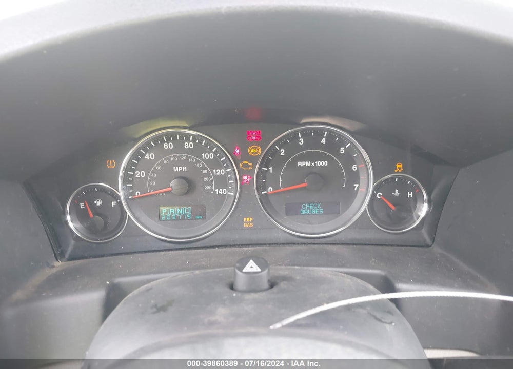 2007 JEEP COMMANDER LIMITED VIN: 1J8HG58N67C690527