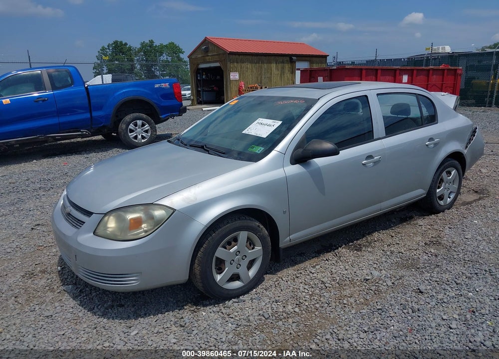 2008 CHEVROLET COBALT LS VIN: 1G1AK58F487204591