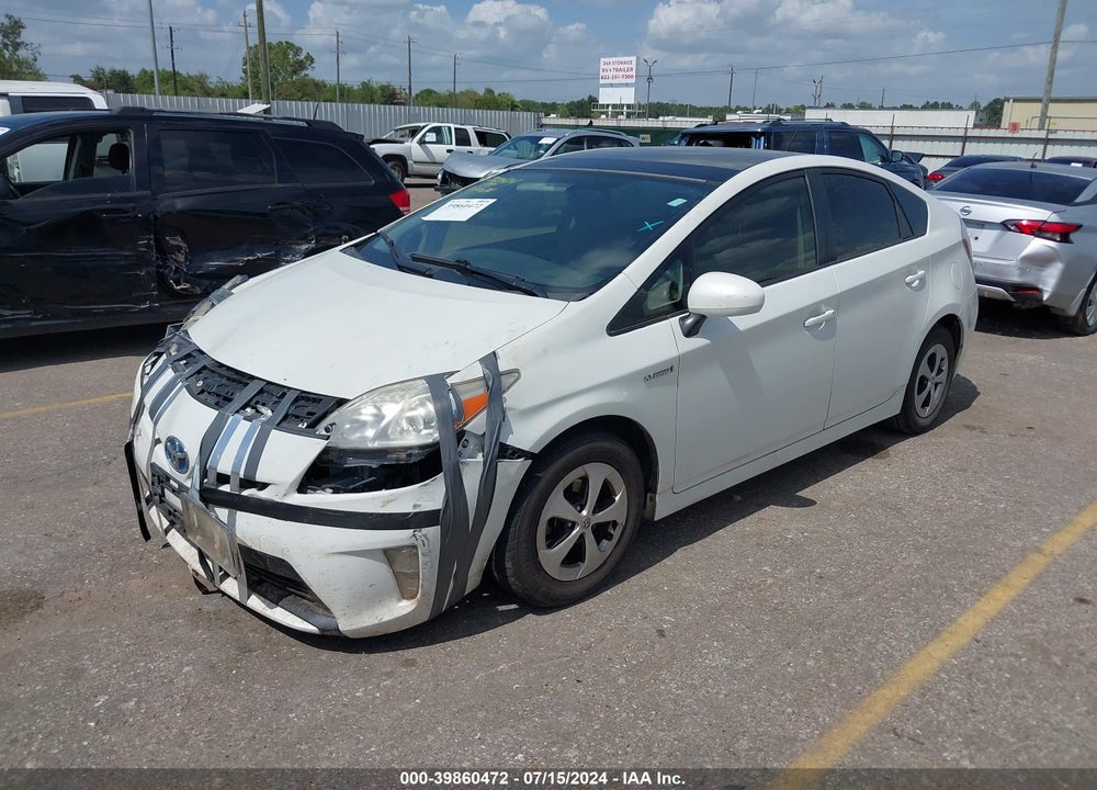 2012 TOYOTA PRIUS VIN: JTDKN3DU8C5464945