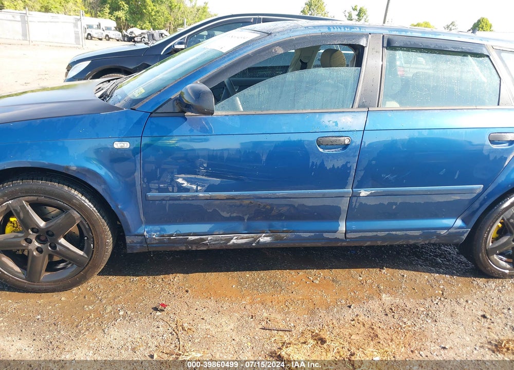 2006 AUDI A3 2.0T VIN: WAUHF78P76A073409