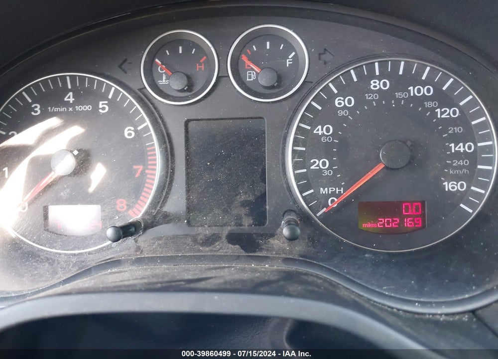 2006 AUDI A3 2.0T VIN: WAUHF78P76A073409