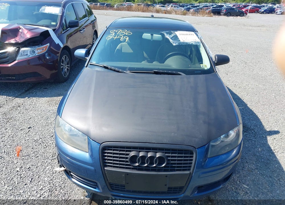 2006 AUDI A3 2.0T VIN: WAUHF78P76A073409