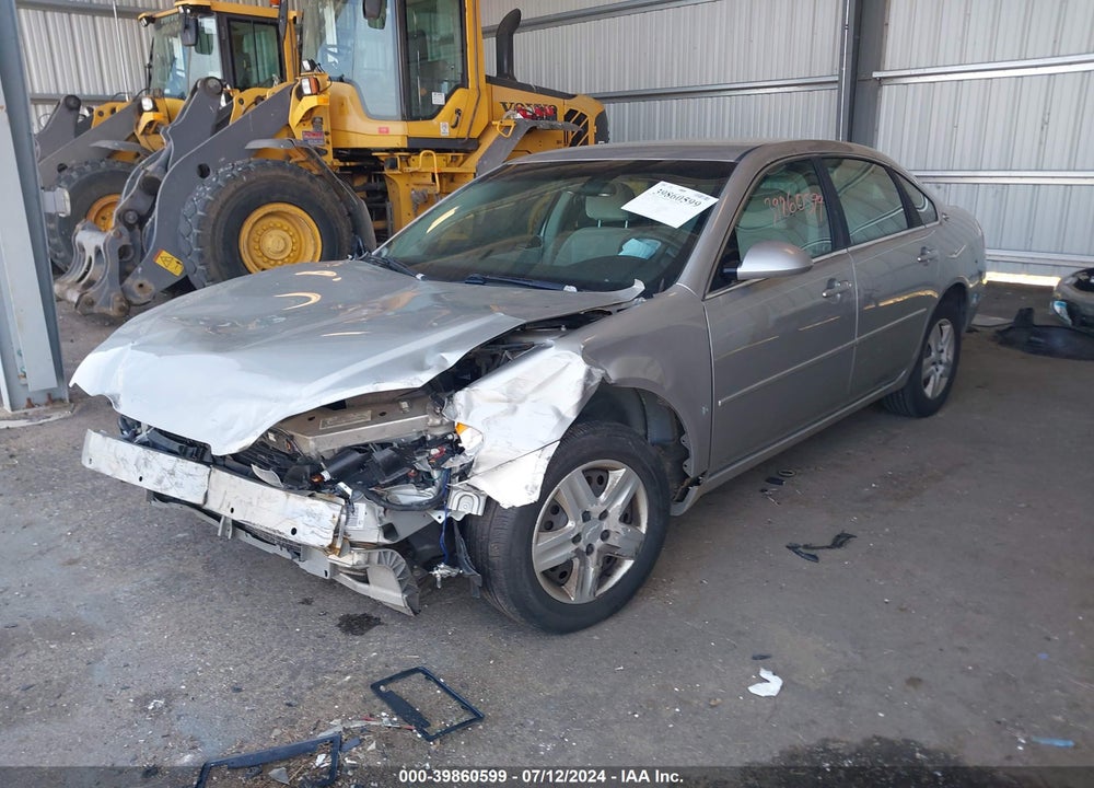 2007 CHEVROLET IMPALA LS VIN: 2G1WB58K879352498