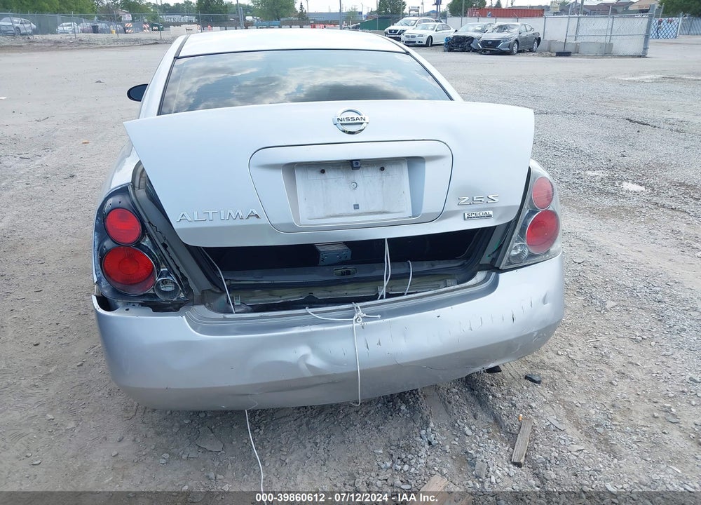 2006 NISSAN ALTIMA 2.5 S VIN: 1N4AL11D36N429976