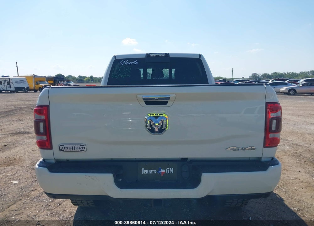 2021 RAM 2500 LIMITED LONGHORN  4X4 6'4 BOX VIN: 3C6UR5GL7MG583616