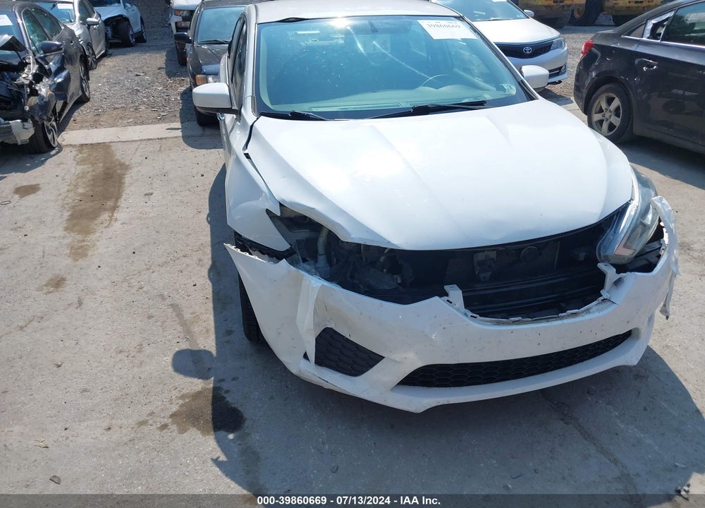 2017 NISSAN SENTRA SV VIN: 3N1AB7AP6HY378962