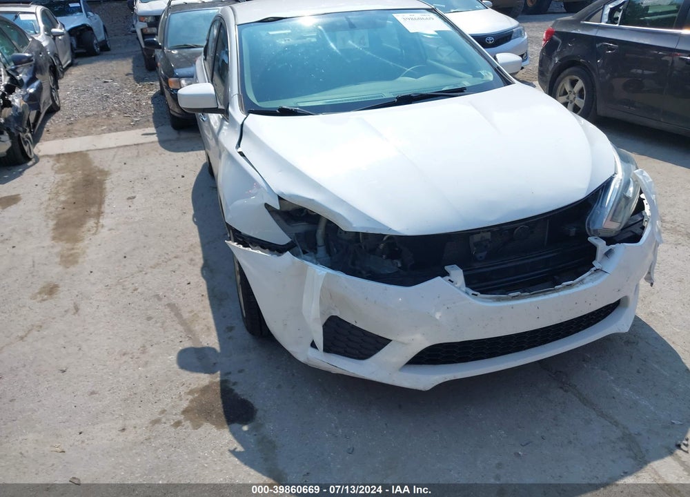 2017 NISSAN SENTRA SV VIN: 3N1AB7AP6HY378962