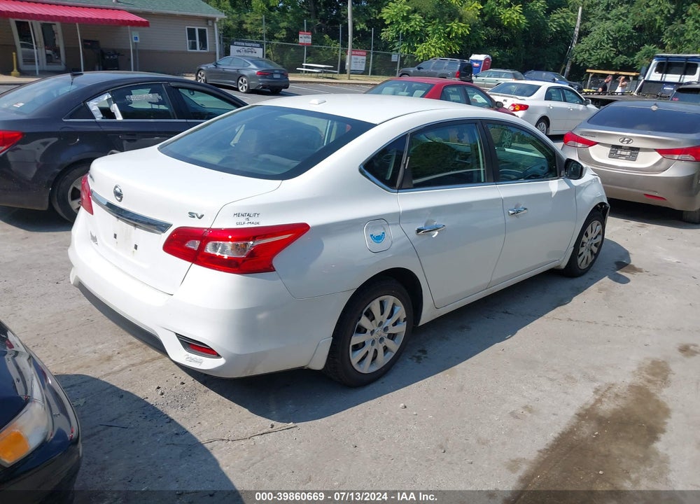 2017 NISSAN SENTRA SV VIN: 3N1AB7AP6HY378962