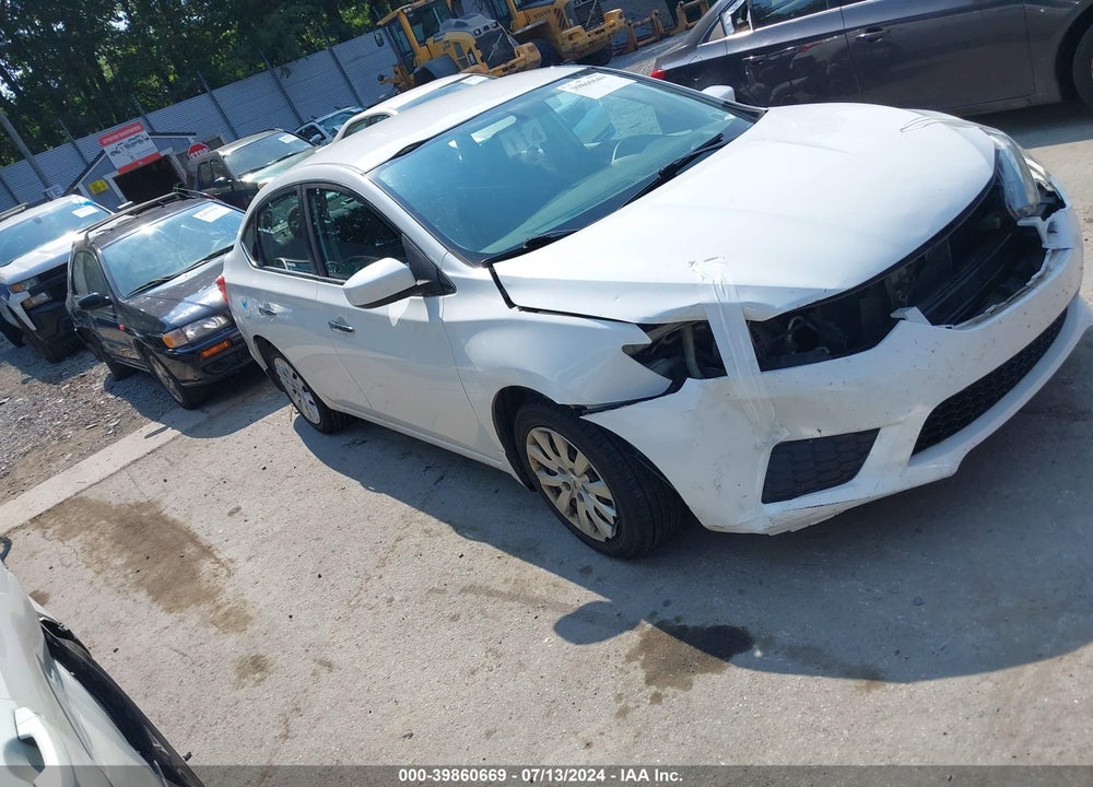 2017 NISSAN SENTRA SV VIN: 3N1AB7AP6HY378962