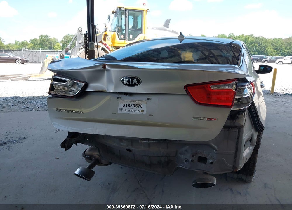 2015 KIA OPTIMA EX VIN: 5XXGN4A73FG424802
