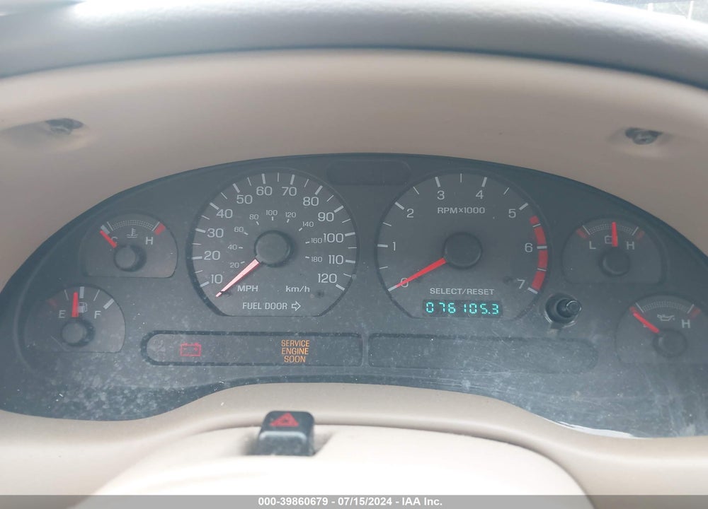 1999 FORD MUSTANG VIN: 1FAFP4440XF228619