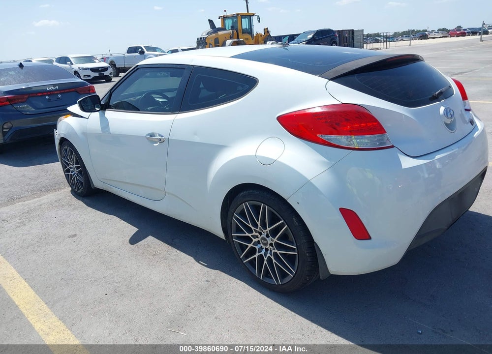 2014 HYUNDAI VELOSTER FLEX W/BLACK VIN: KMHTC6AD2EU213570