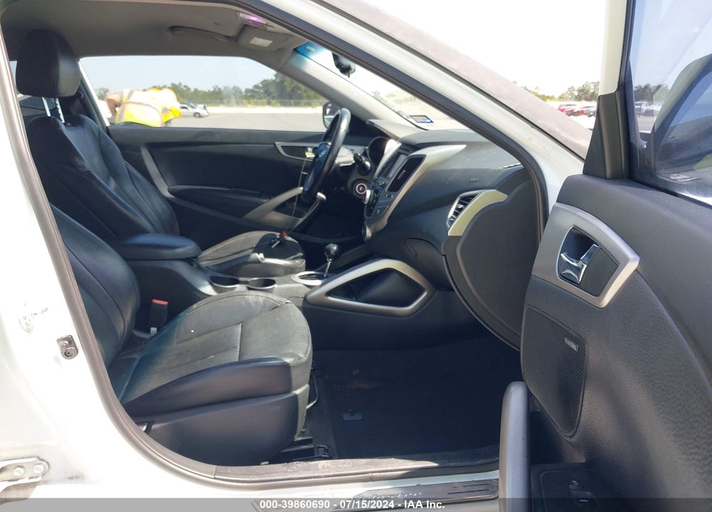 2014 HYUNDAI VELOSTER FLEX W/BLACK VIN: KMHTC6AD2EU213570