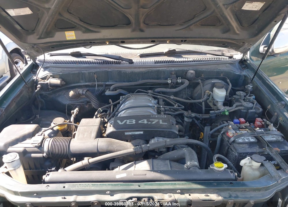 2001 TOYOTA TUNDRA SR5 V8 VIN: 5TBRT34121S190703