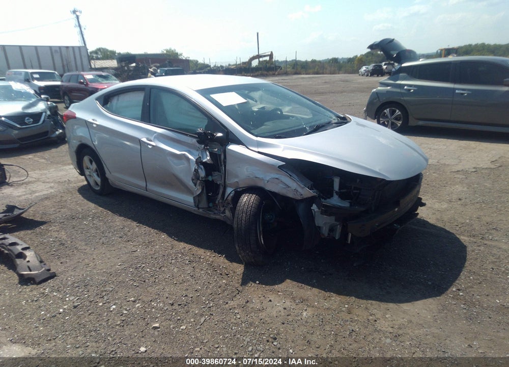2013 HYUNDAI ELANTRA GLS VIN: 5NPDH4AE8DH287477