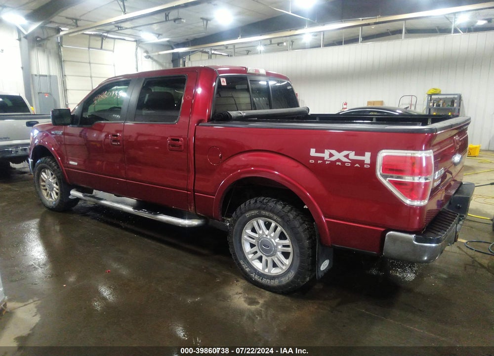 2014 FORD F-150 LARIAT VIN: 1FTFW1ET5EKD38751