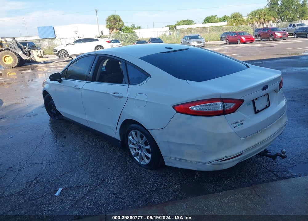 2016 FORD FUSION S VIN: 3FA6P0G78GR351196