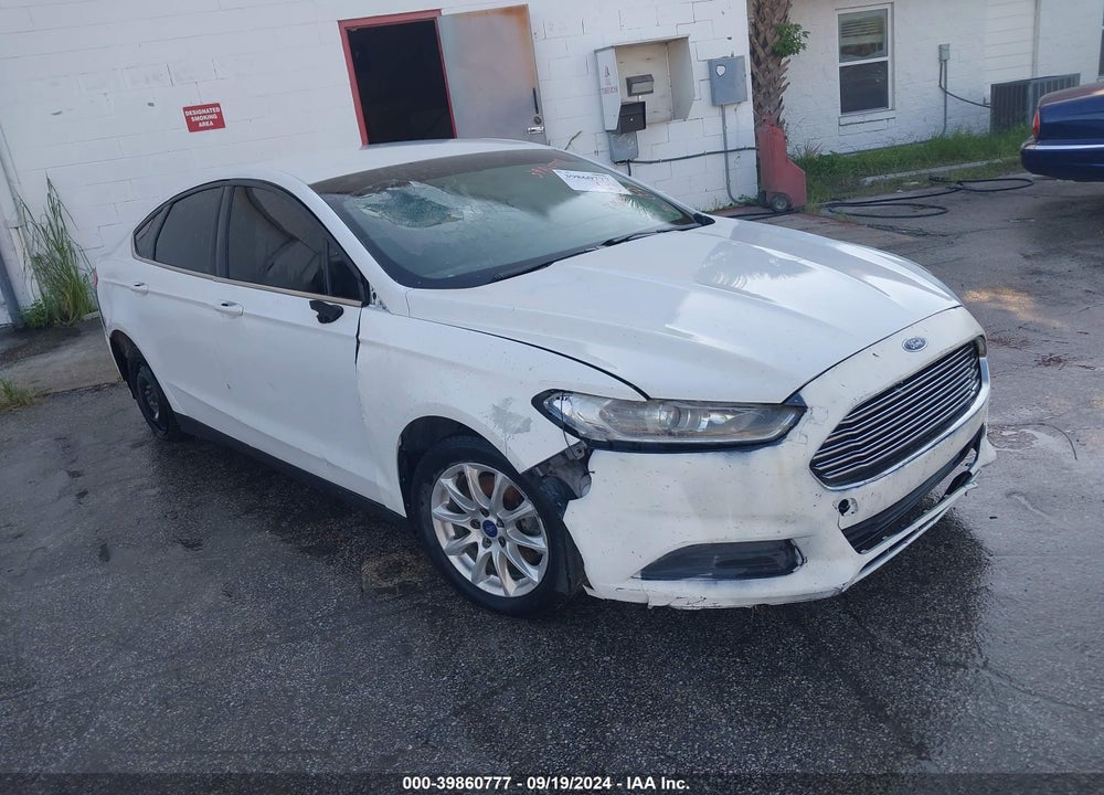 2016 FORD FUSION S VIN: 3FA6P0G78GR351196