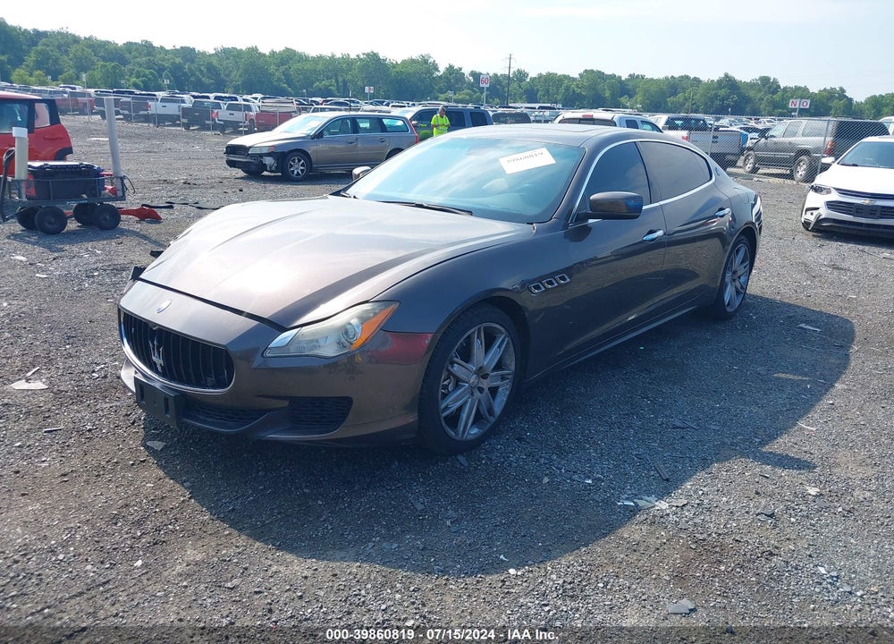 2014 MASERATI QUATTROPORTE S Q4 VIN: ZAM56RRA9E1081260