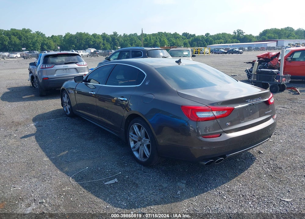 2014 MASERATI QUATTROPORTE S Q4 VIN: ZAM56RRA9E1081260