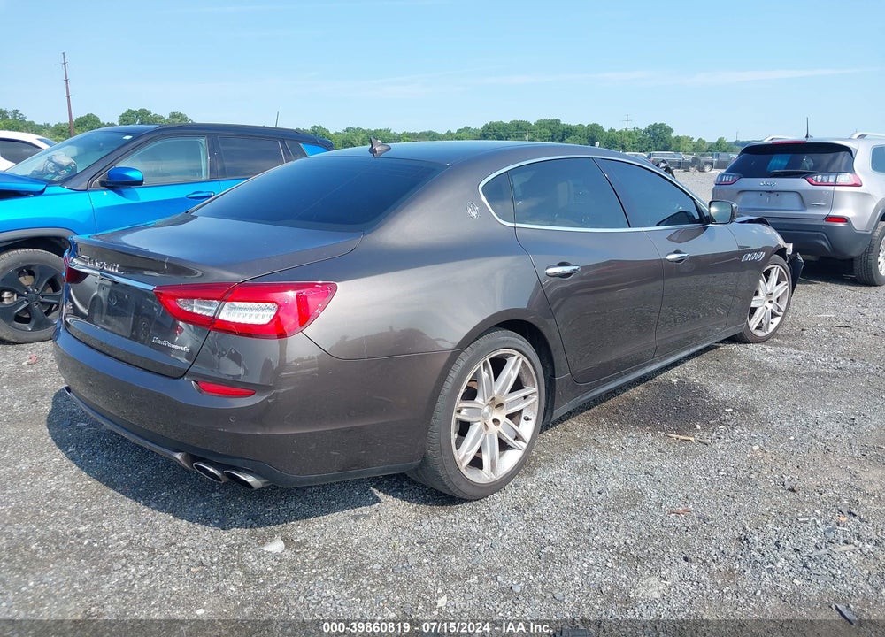 2014 MASERATI QUATTROPORTE S Q4 VIN: ZAM56RRA9E1081260