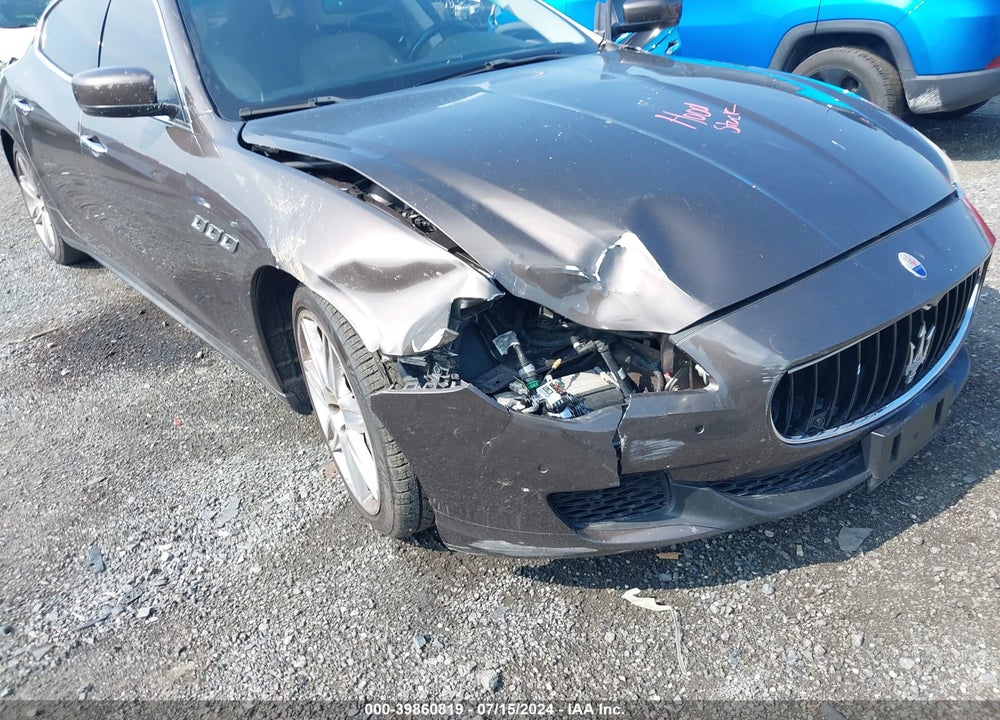 2014 MASERATI QUATTROPORTE S Q4 VIN: ZAM56RRA9E1081260