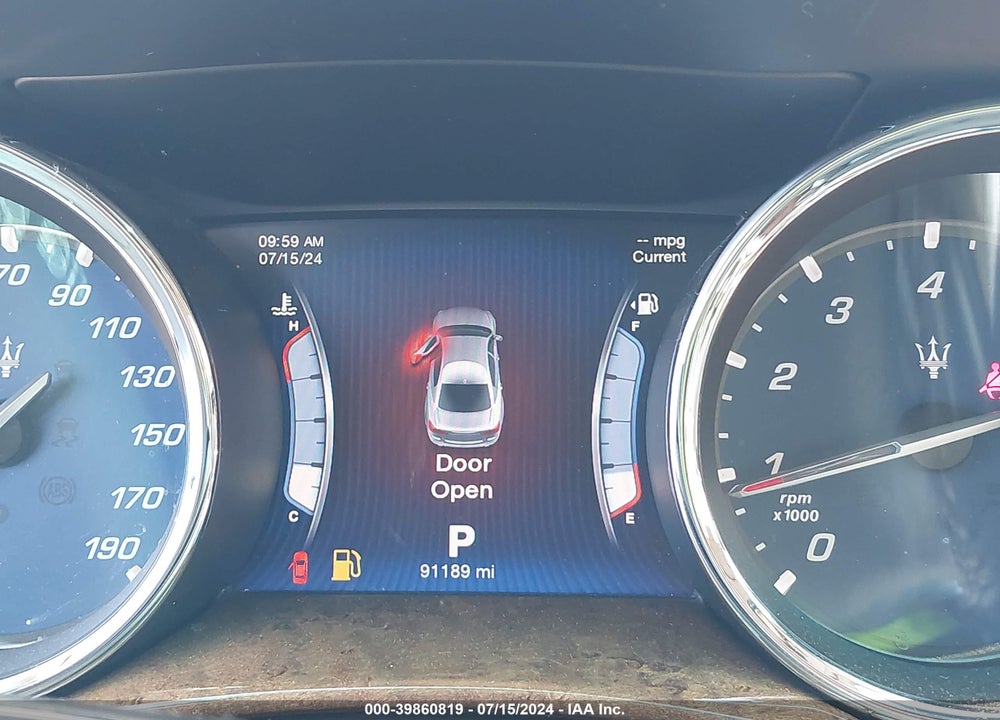 2014 MASERATI QUATTROPORTE S Q4 VIN: ZAM56RRA9E1081260