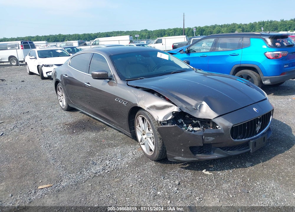 2014 MASERATI QUATTROPORTE S Q4 VIN: ZAM56RRA9E1081260