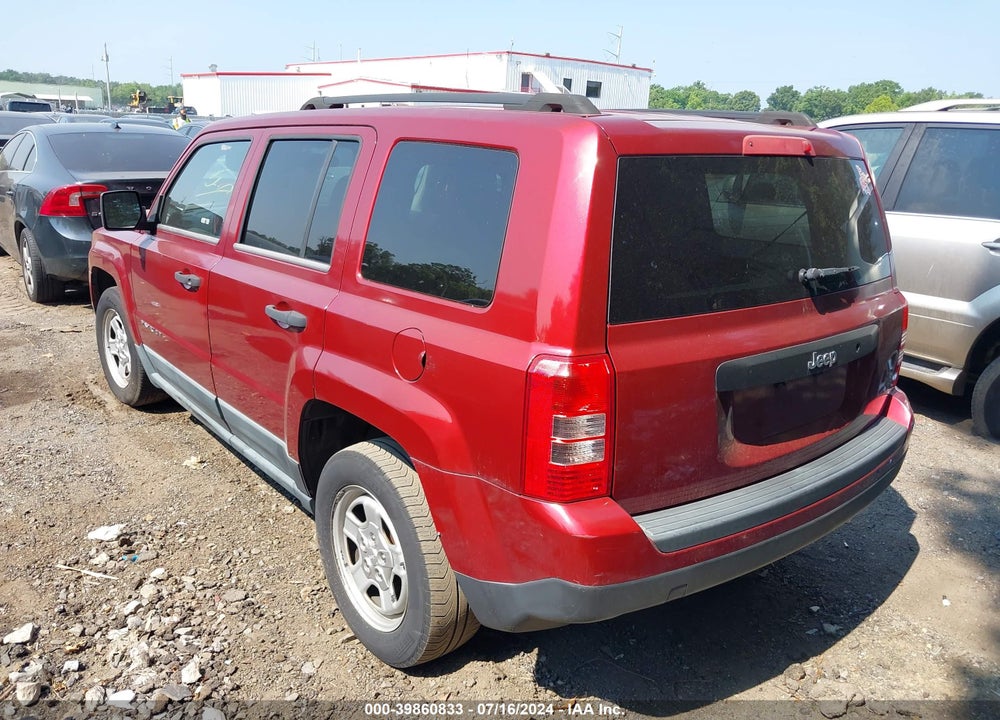 2011 JEEP PATRIOT SPORT VIN: 1J4NT1GA2BD151039