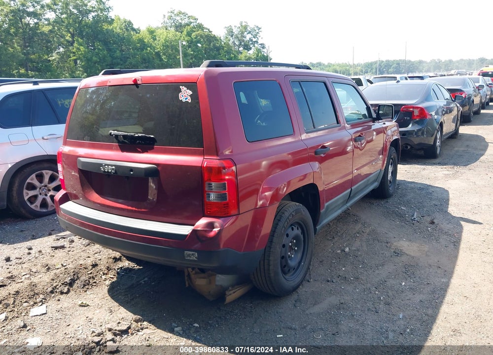 2011 JEEP PATRIOT SPORT VIN: 1J4NT1GA2BD151039