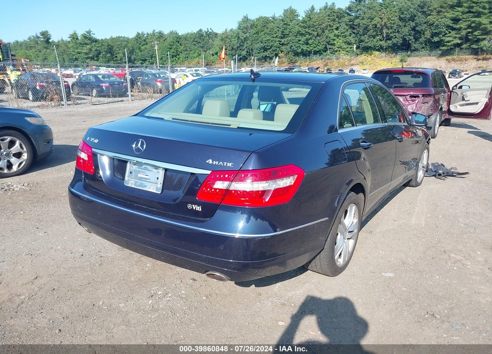 2010 MERCEDES-BENZ E 350 4MATIC VIN: WDDHF8HB2AA163644