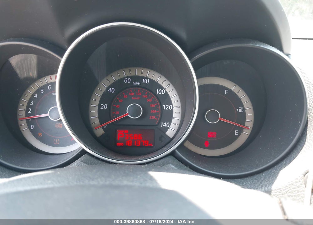 2012 KIA FORTE EX VIN: KNAFU4A25C5583062