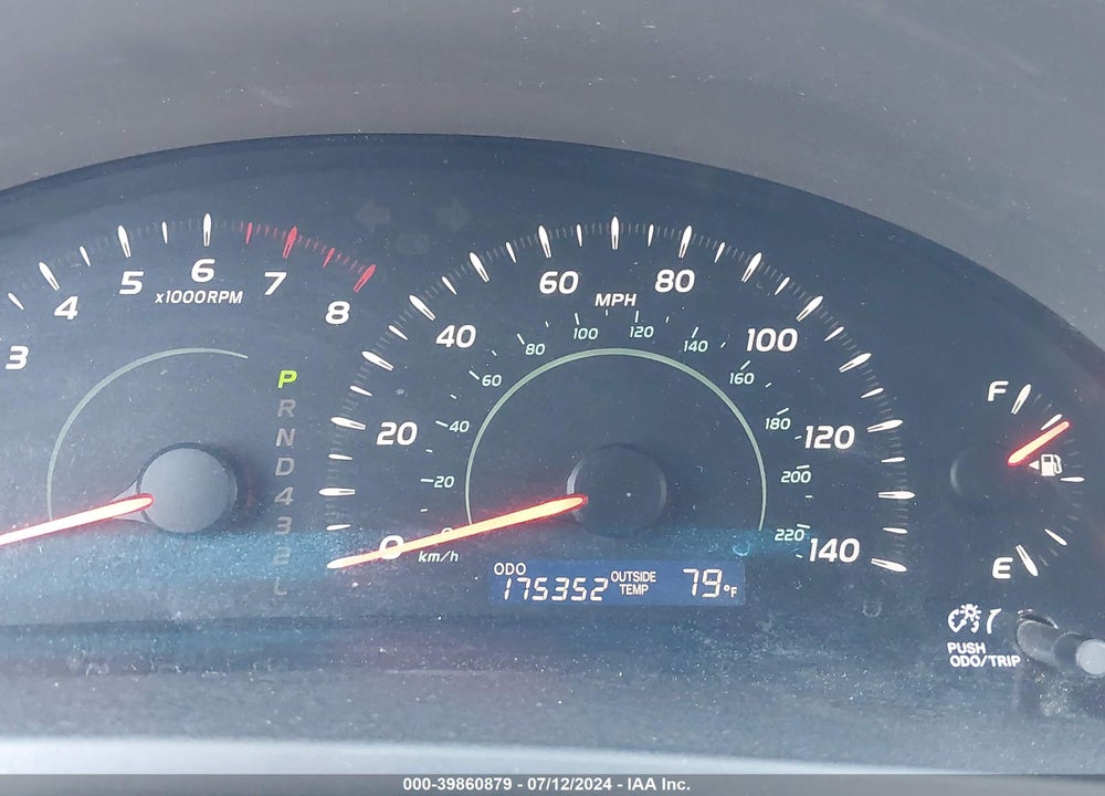 2008 TOYOTA CAMRY LE VIN: 4T1BE46K28U260507