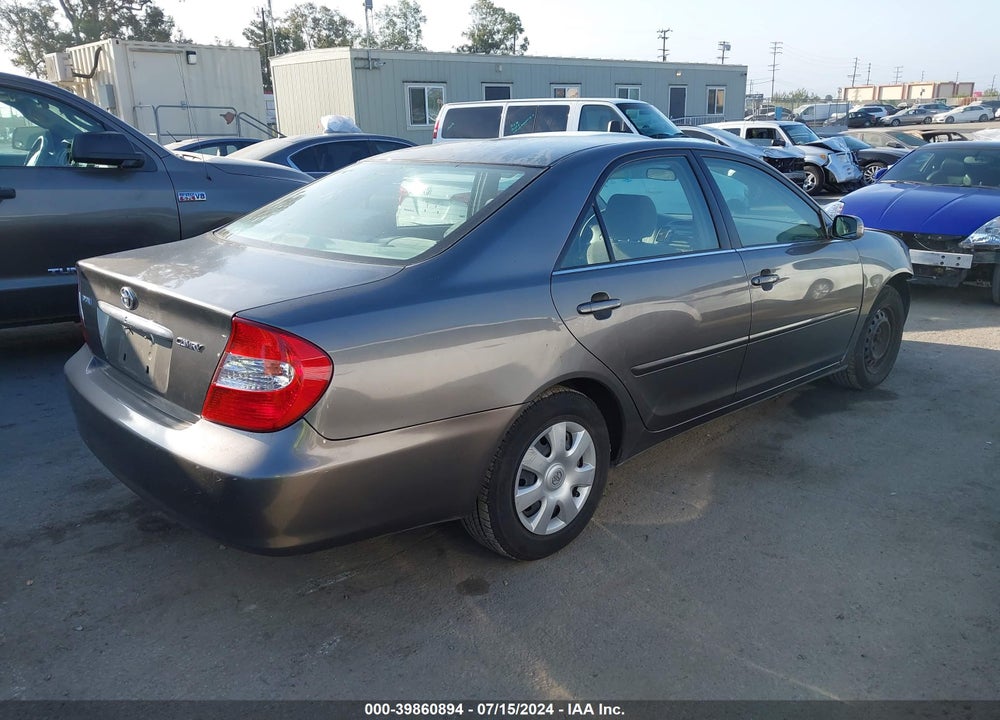 2003 TOYOTA CAMRY LE VIN: JTDBE32K330181206